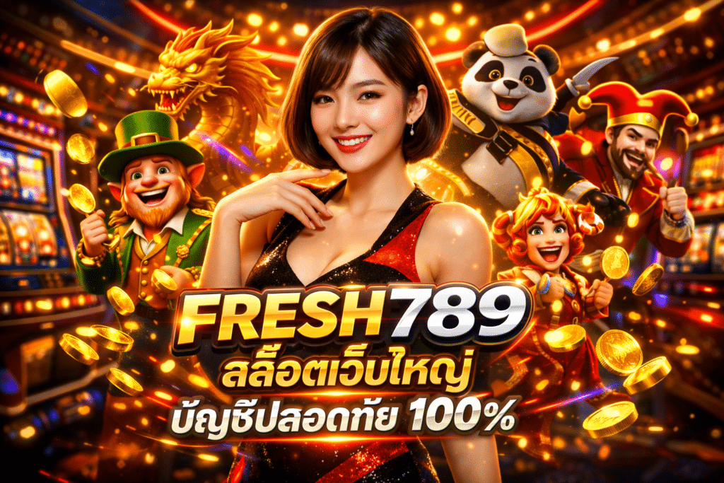 FRESH789 สล็อตเว็บใหญ่ บัญชีปลอดภัย 100%